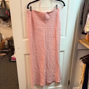Anthropologie Soft Pink Maxi Skirt